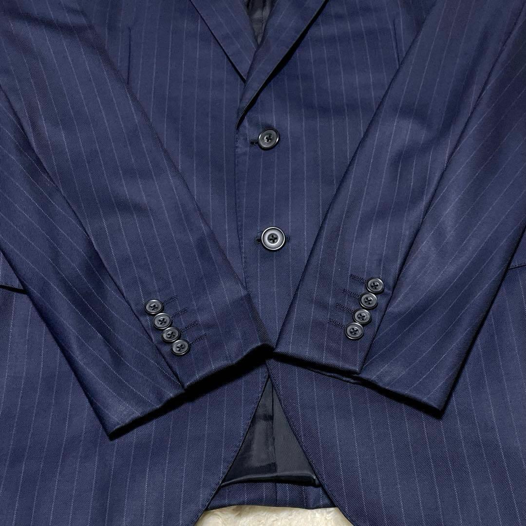 人気　五大陸　スーツ　セットアップ　ドーメル　光沢