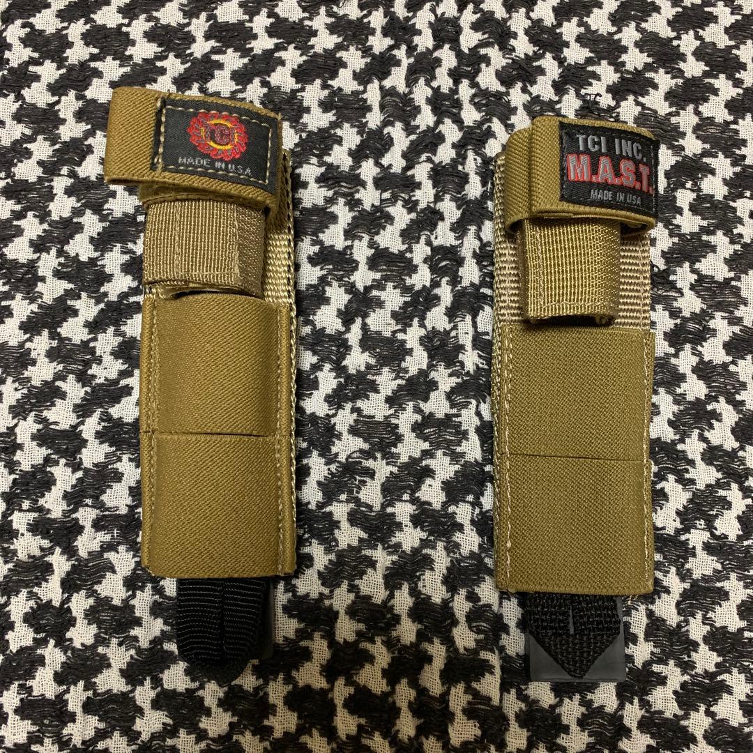 実物　TCI MAST ラジオアンテナリロケーションポーチ 新旧ロゴセット　レア