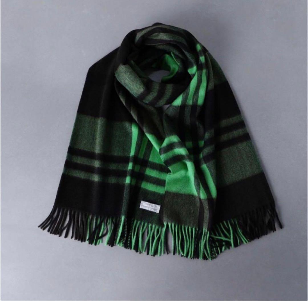 【ユナイテッドアローズ購入】Joshua Ellis カシミヤ100% ストール