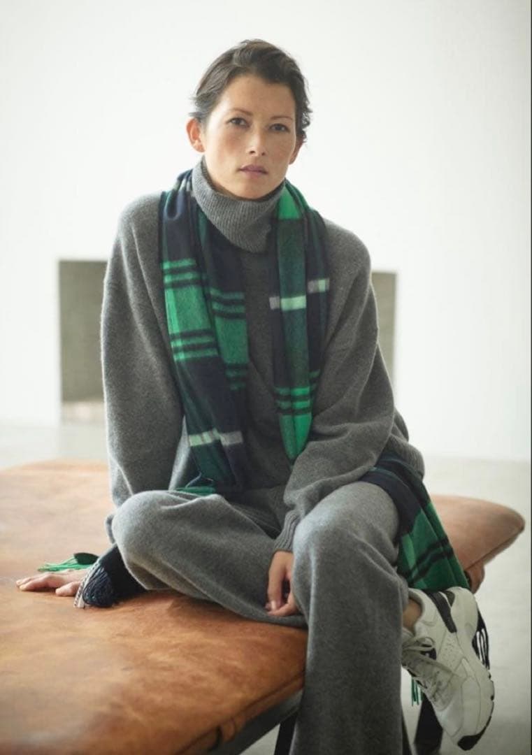 【ユナイテッドアローズ購入】Joshua Ellis カシミヤ100% ストール