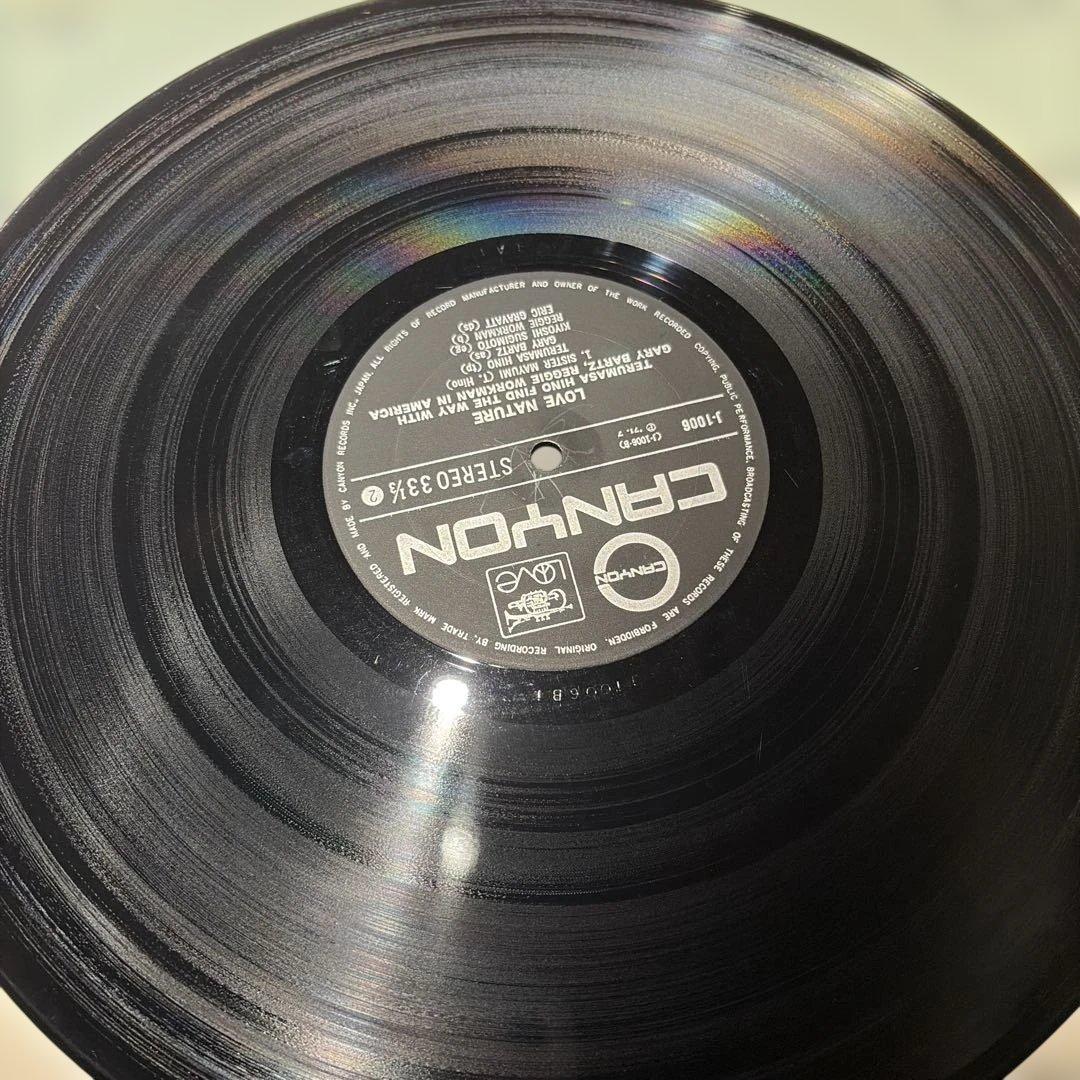 [レコード] 日野皓正　LOVE NATURE LP ラブネイチャー