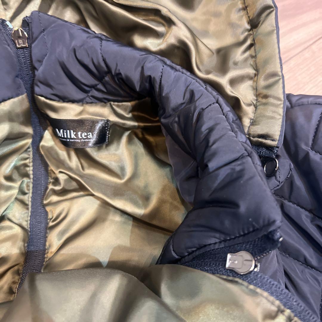 Milk teaママコート 4way おんぶ抱っこ　ダッカー付き