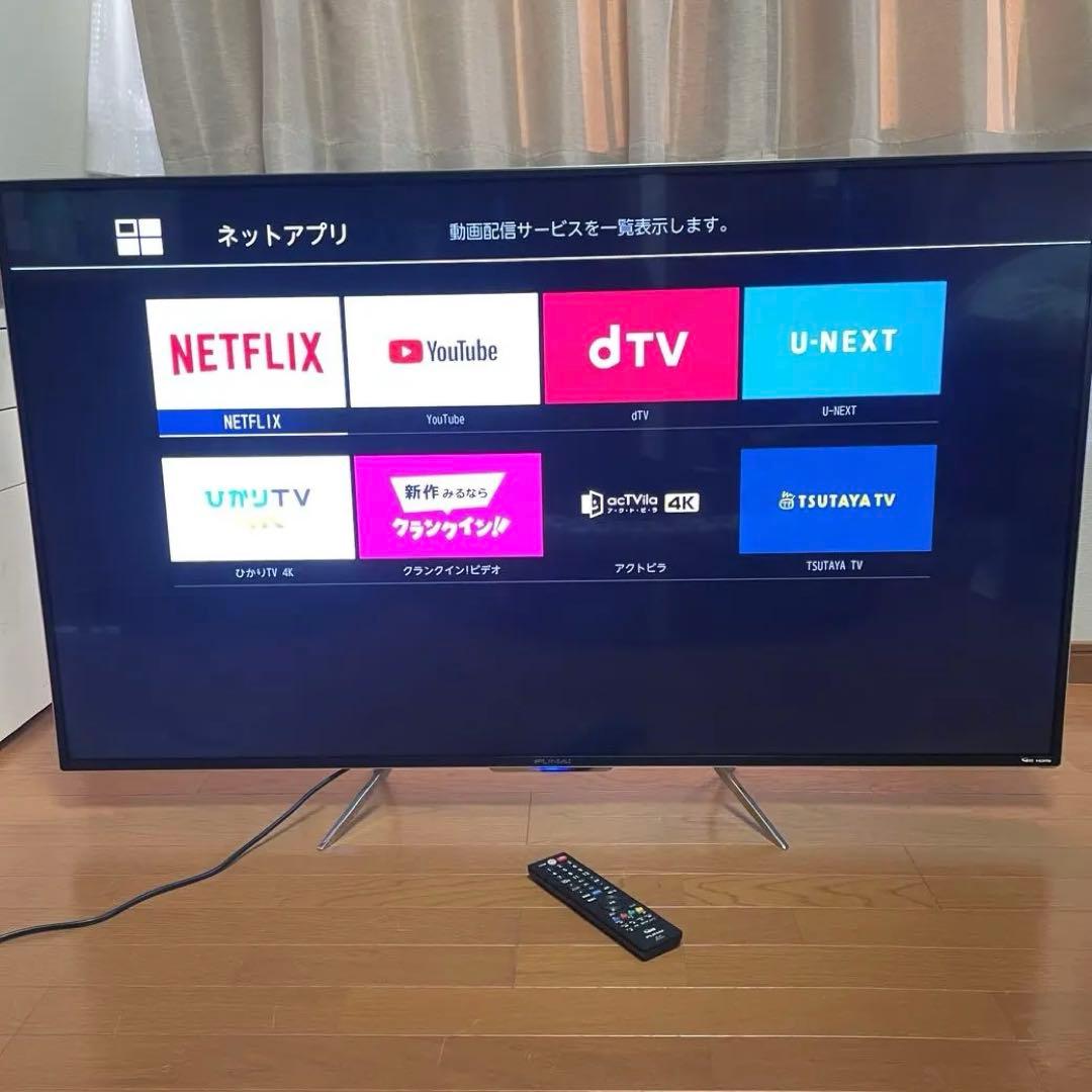 55インチ FUNAI LED液晶テレビ FL-55UD4100