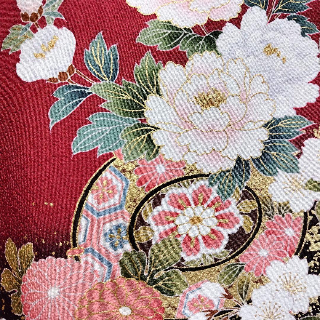 SALE中☆振袖フルセット・成人式・古典柄・金彩加工・金駒刺繍・やまと誂製