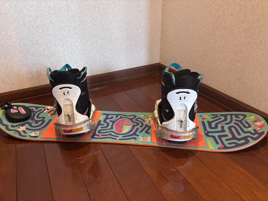 【ミックル】Burton スノーボード カラフルデザイン キッズ