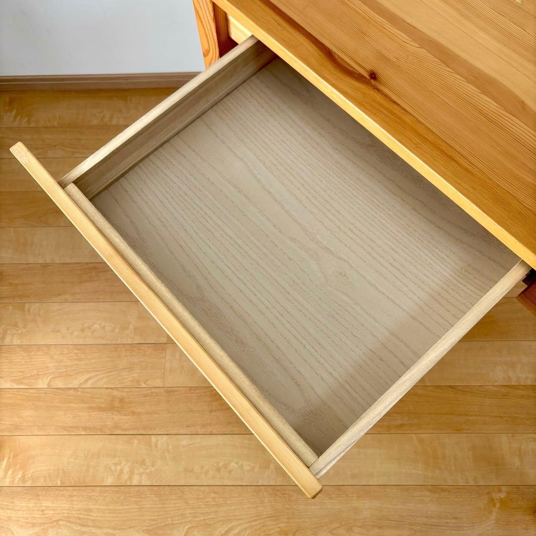 無印良品 木製デスク 学習机 パイン材