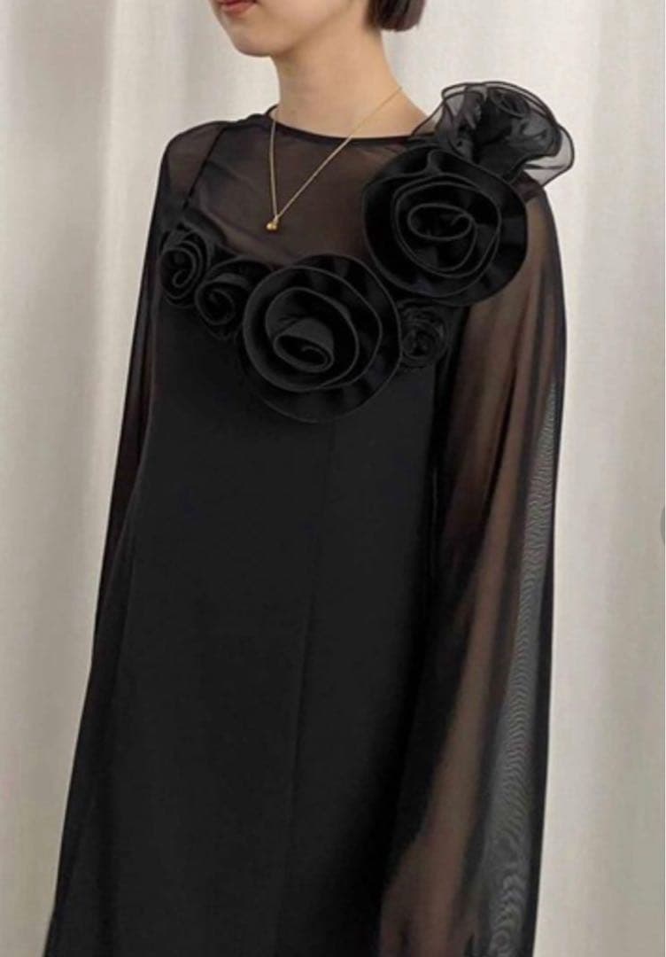 Ameri アメリヴィンテージ　CHERRY ROSE DRESS