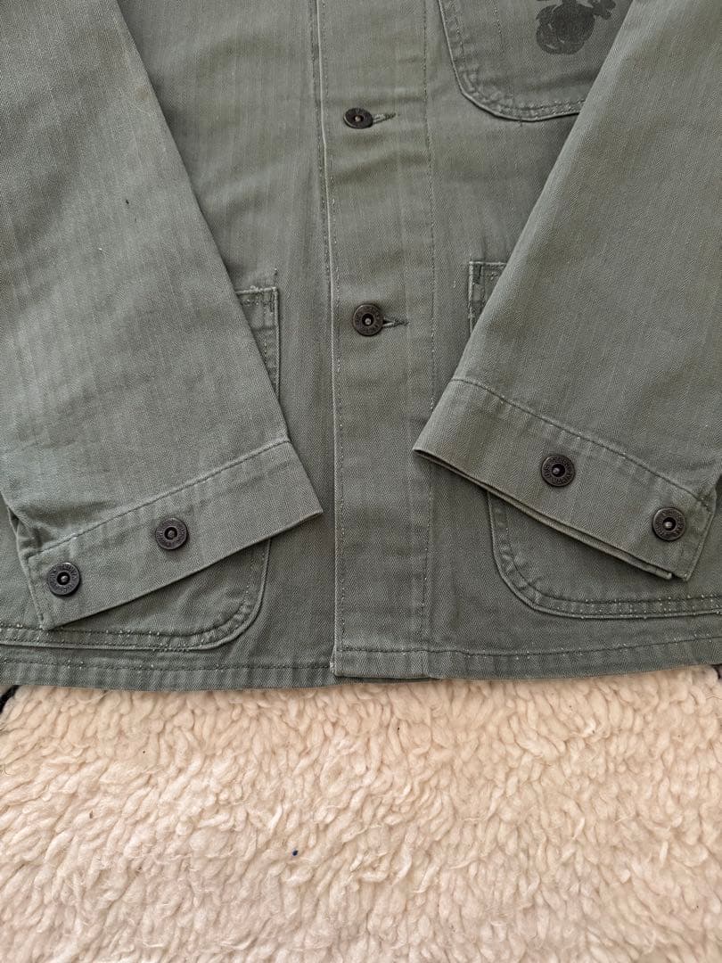 40s USMC P47 HBT ヘリンボーンツイル ユーティリティ