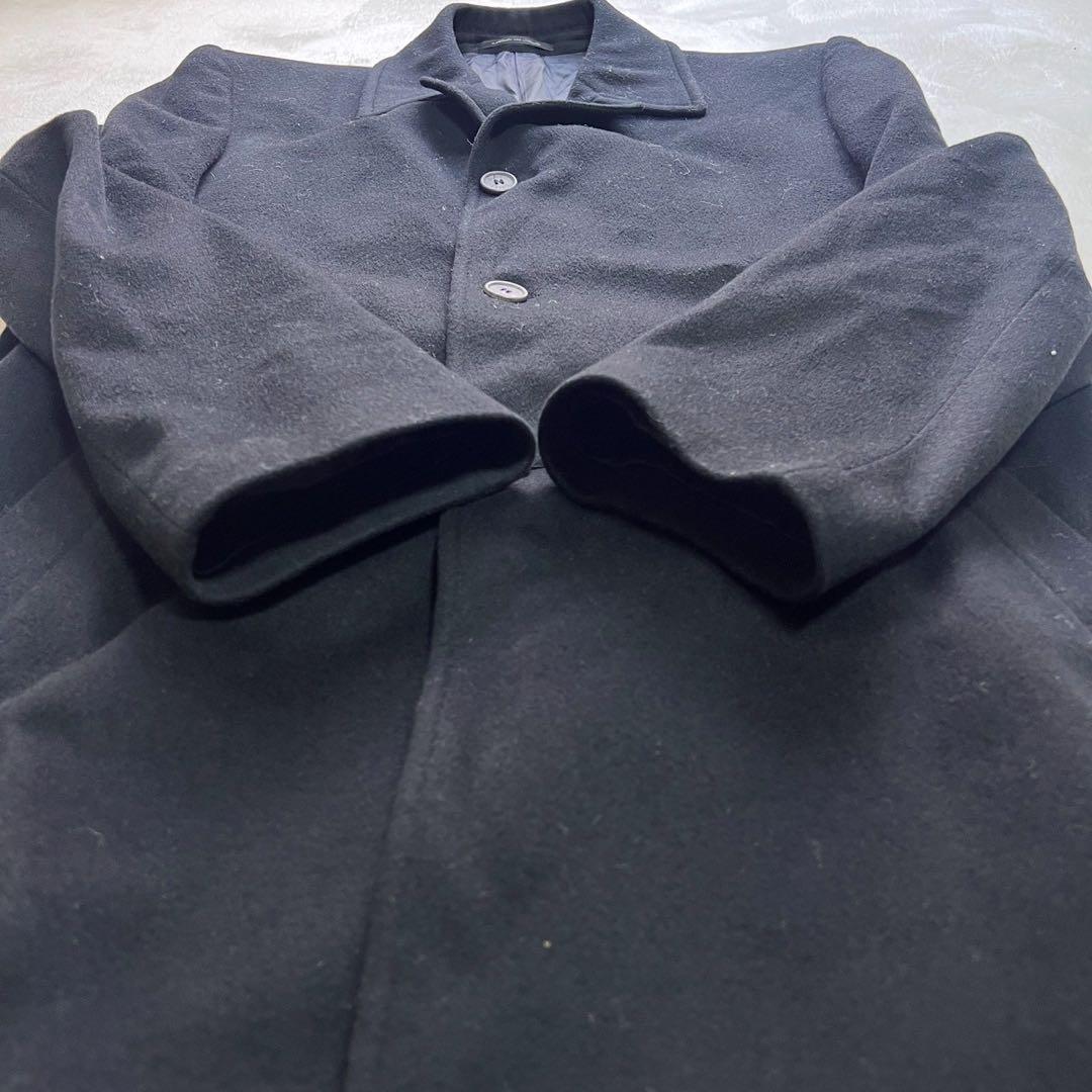 GUCCI グッチ　チェスターコート　カシミヤ混　ブラック　サイズ50