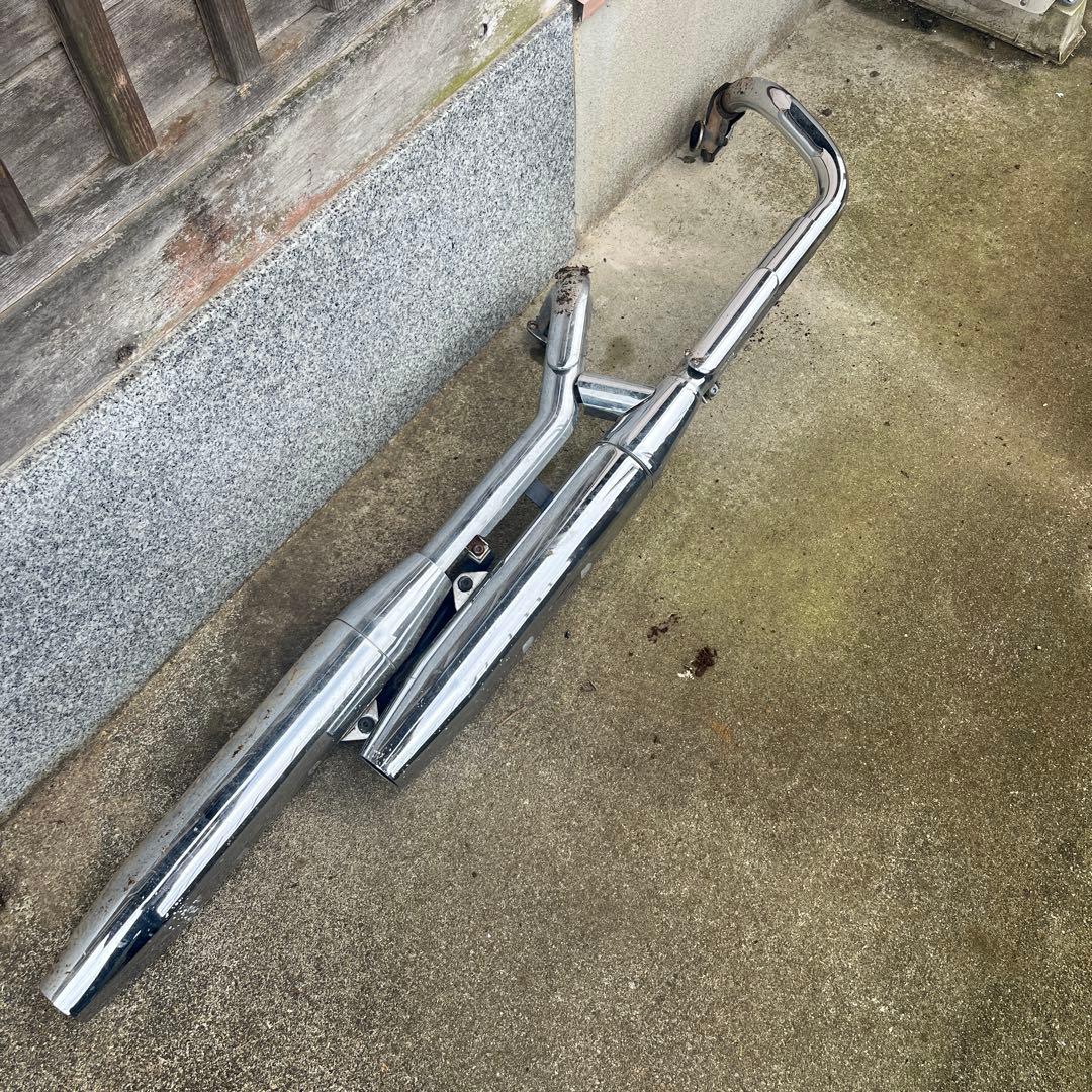 YAMAHA ヤマハ　ドラックスター400 4TR純正　ノーマルマフラー