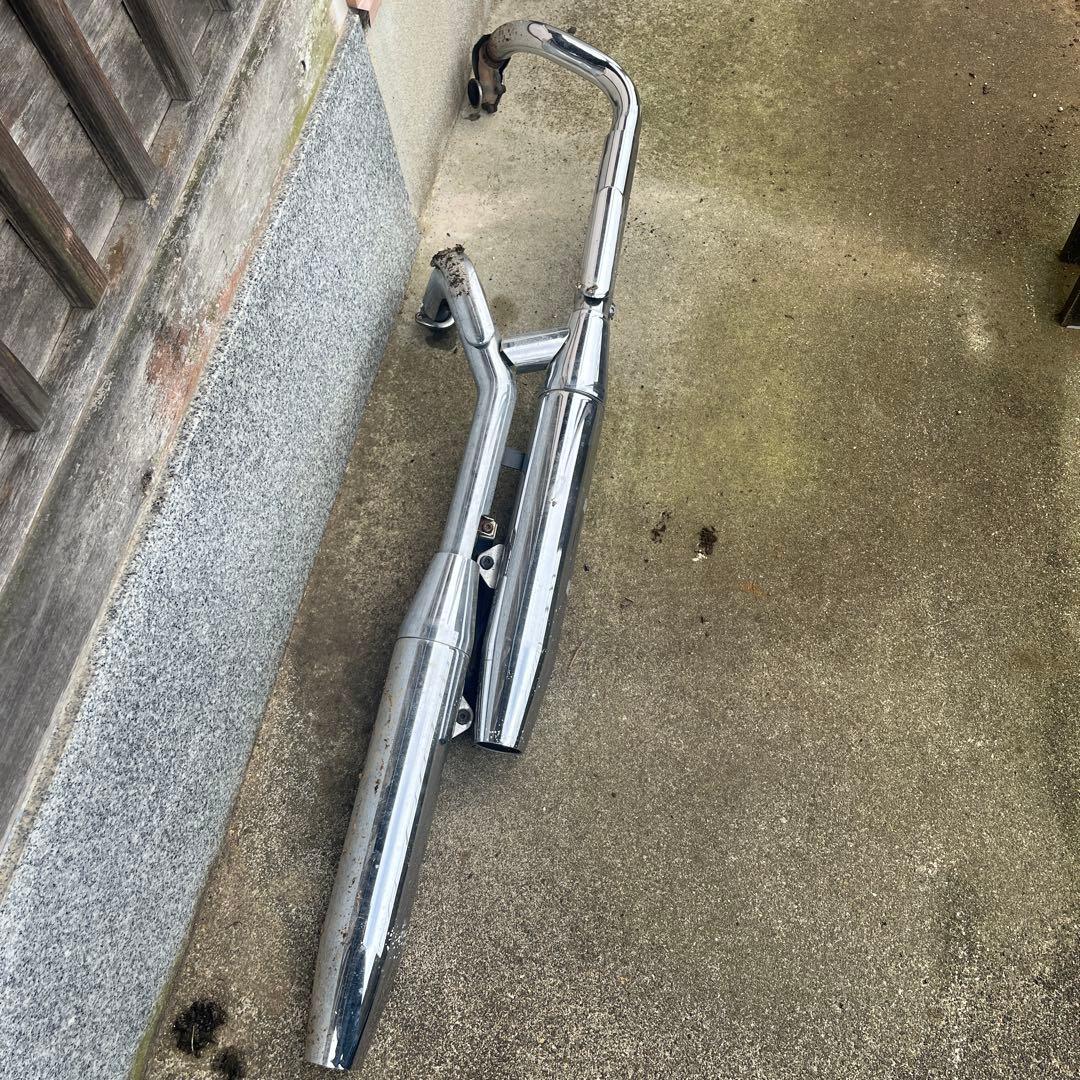 YAMAHA ヤマハ　ドラックスター400 4TR純正　ノーマルマフラー