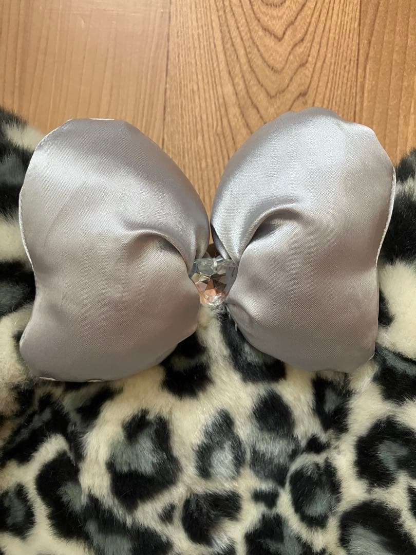 ディズニー　ミニーファンキャップ★ヒョウ柄