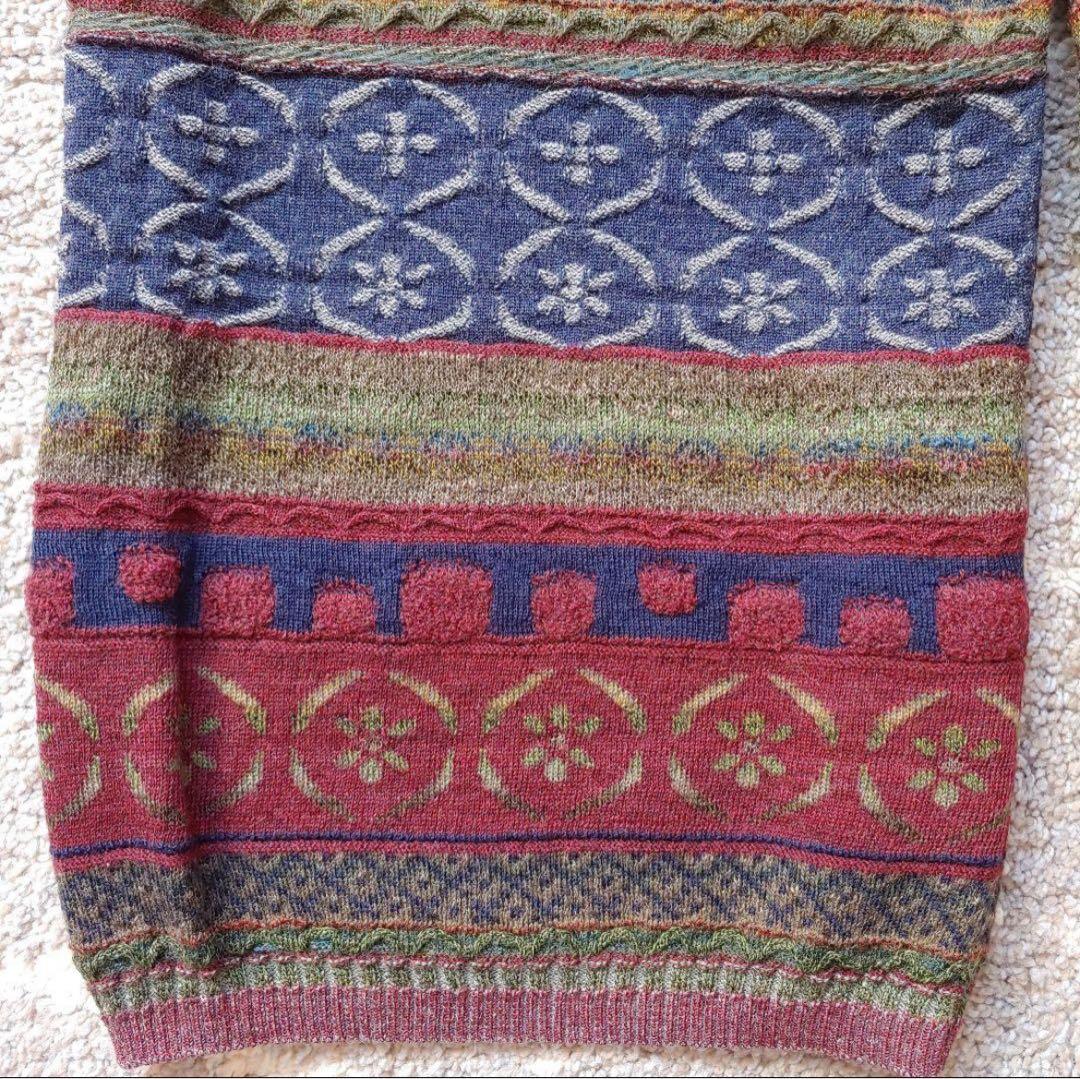 M&KYOKO 佐藤繊維 ニットワイドパンツ