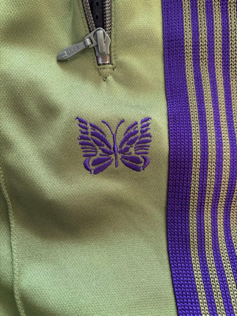 needles ニードルス トラックパンツ Sサイズ 緑 紫