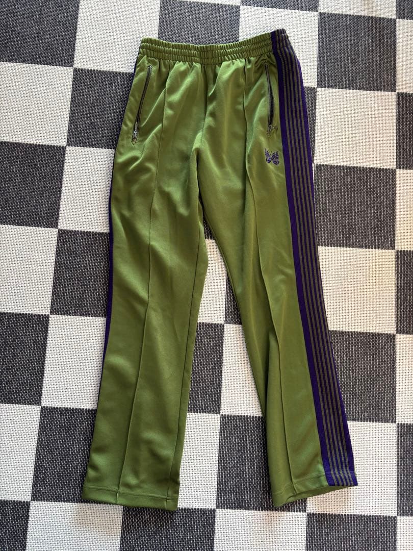 needles ニードルス トラックパンツ Sサイズ 緑 紫