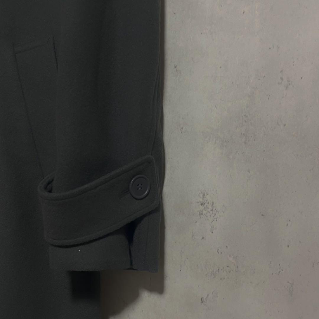 ルーニィ　LOUNIE フード付ステンカラーコート　チャコール