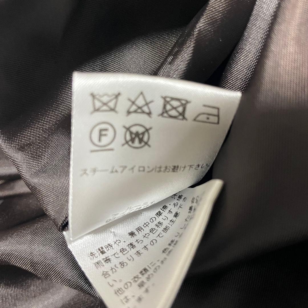 ルーニィ　LOUNIE フード付ステンカラーコート　チャコール