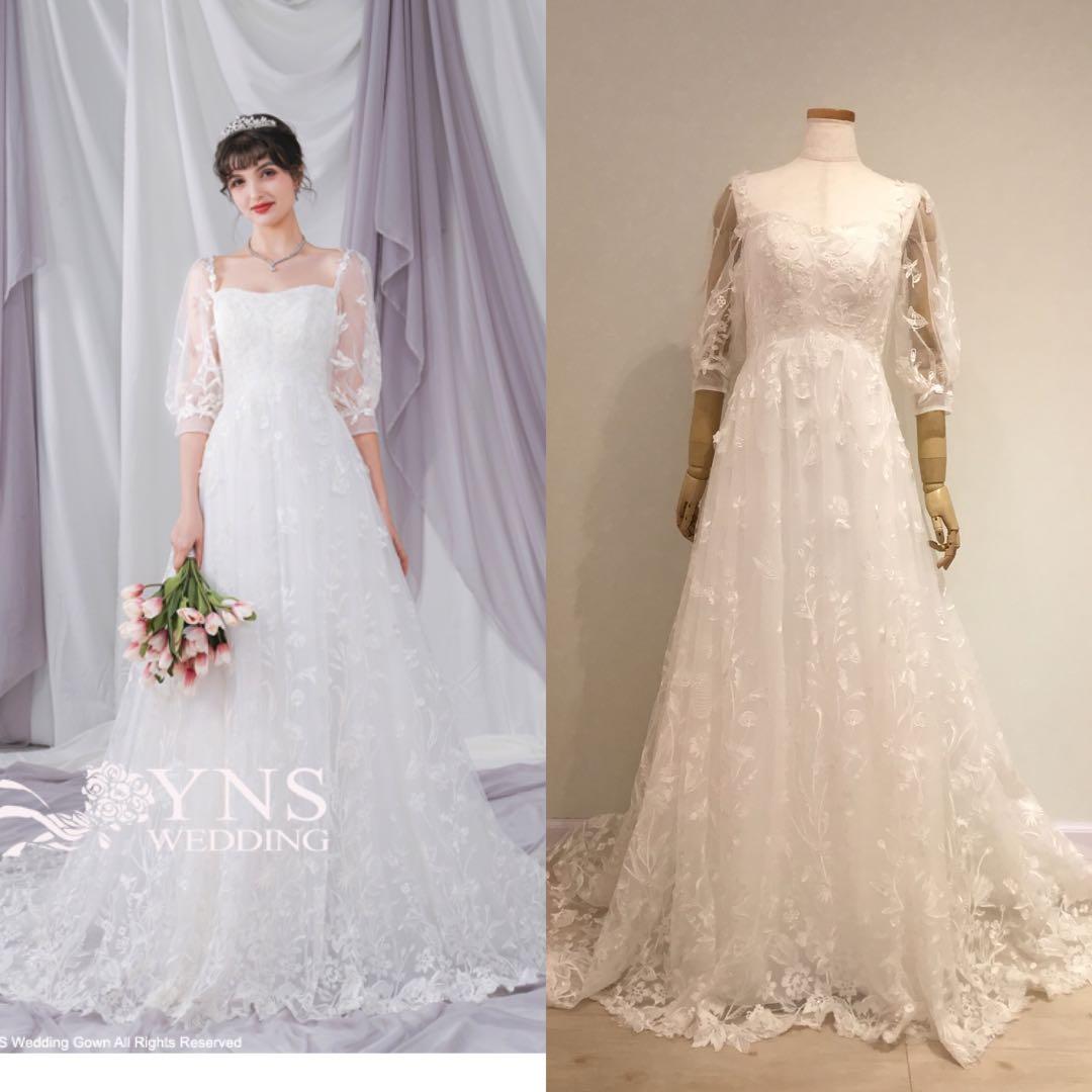 YNS WEDDING Aラインウェディングドレス