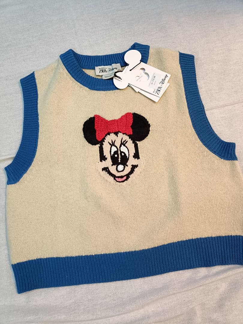【新品未使用】　ZARA　ミニーマウスベスト