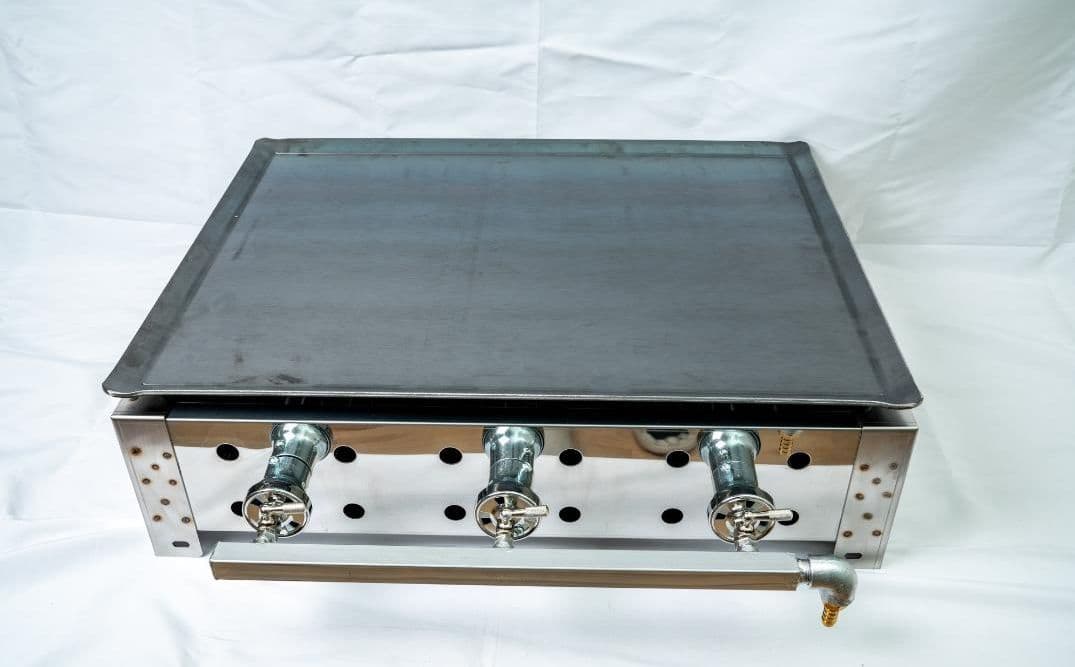 グリドル 鉄板焼 未使用品 ガステーブル LPGガス ステンレス製 2025年製