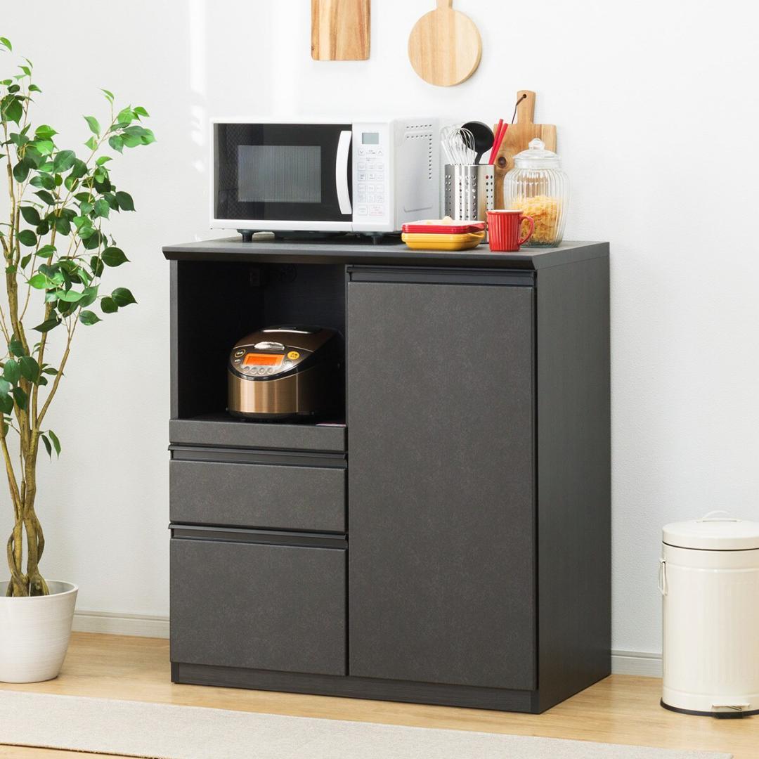 luckyNITORI ニトリ大人気 キッチンカウンター 石目柄幅90cm