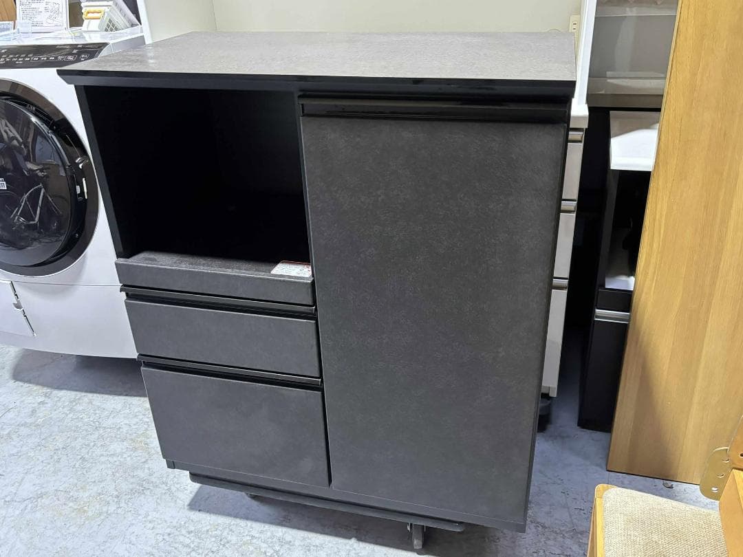 luckyNITORI ニトリ大人気 キッチンカウンター 石目柄幅90cm