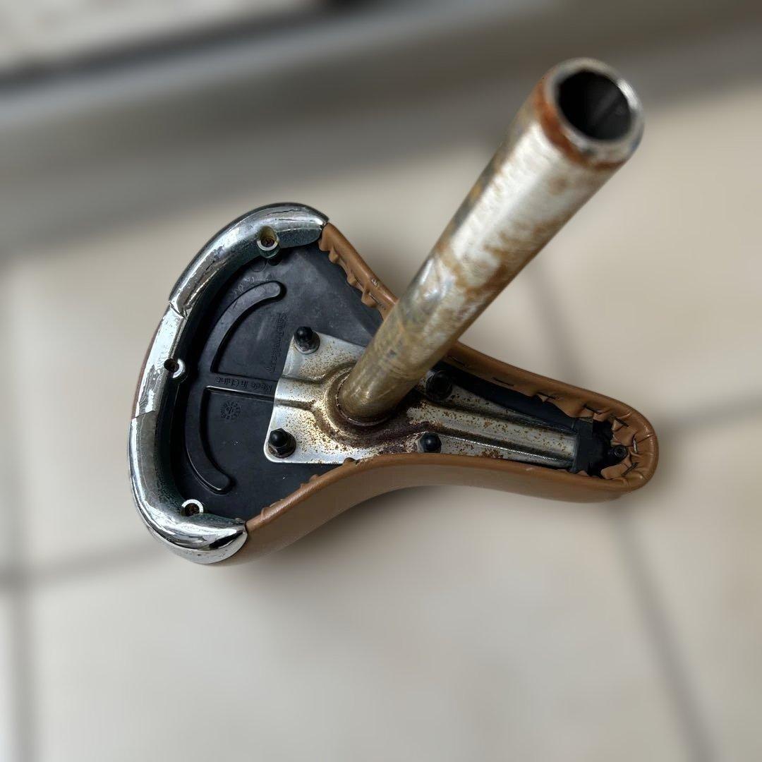 【引き取り希望】子供用自転車 クリーム色 金属バスケット付き　ブリヂストン