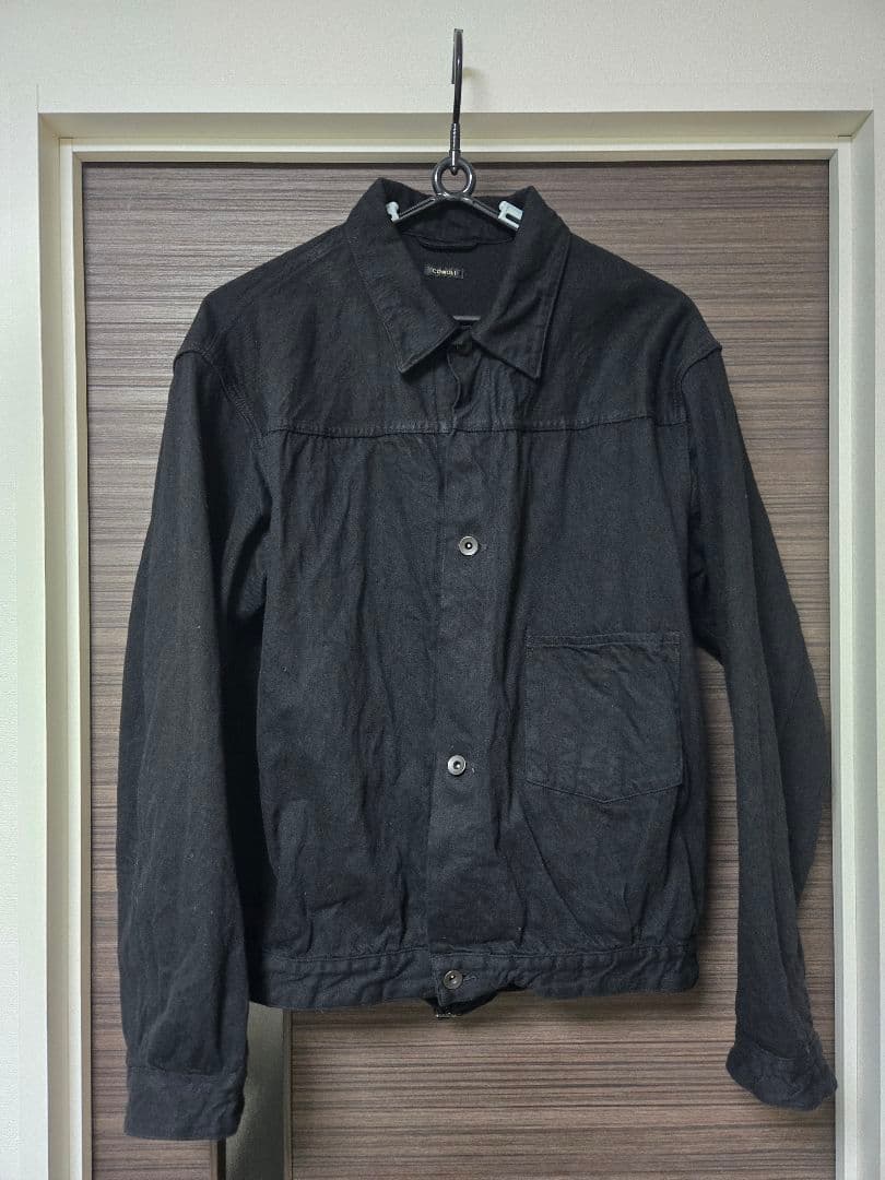 極美品 25ss comoli ブラック デニムジャケット 4