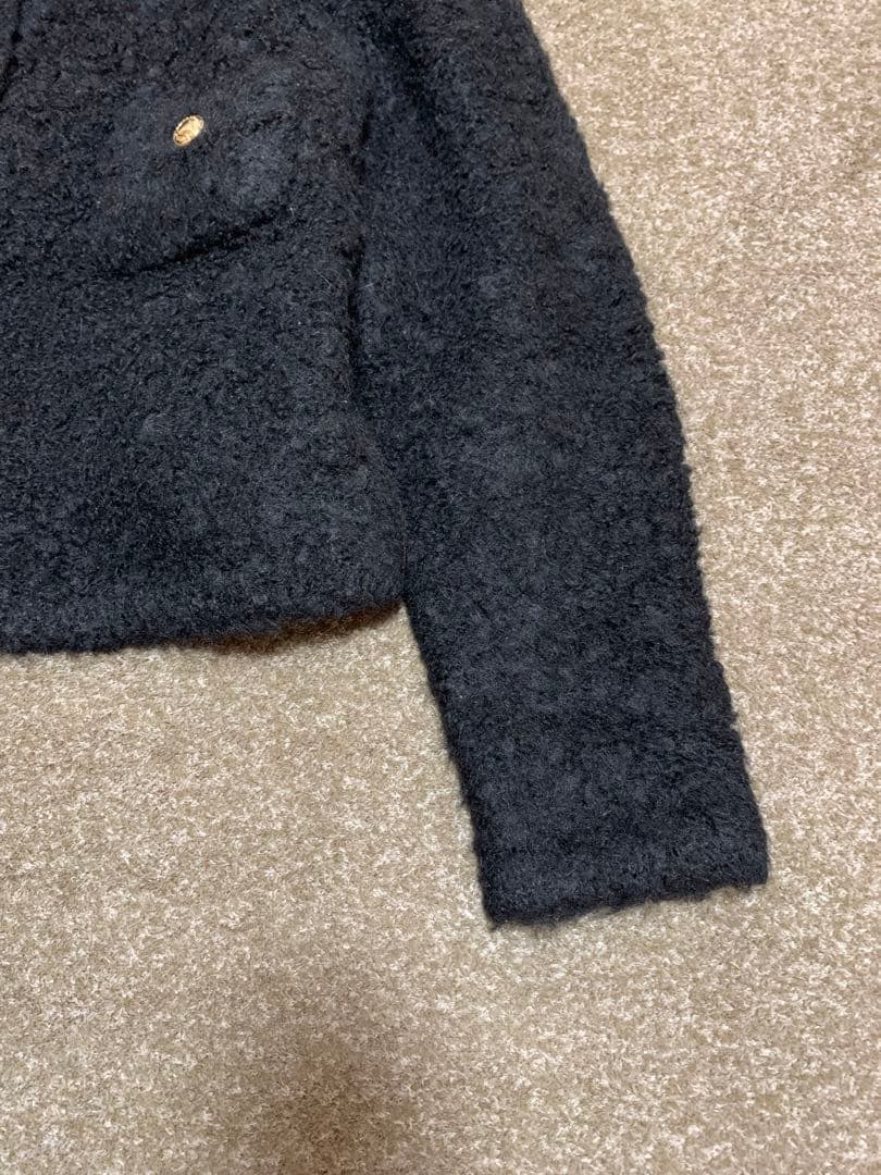 Deuxieme Classe Knit ニットジャケット　2025 黒