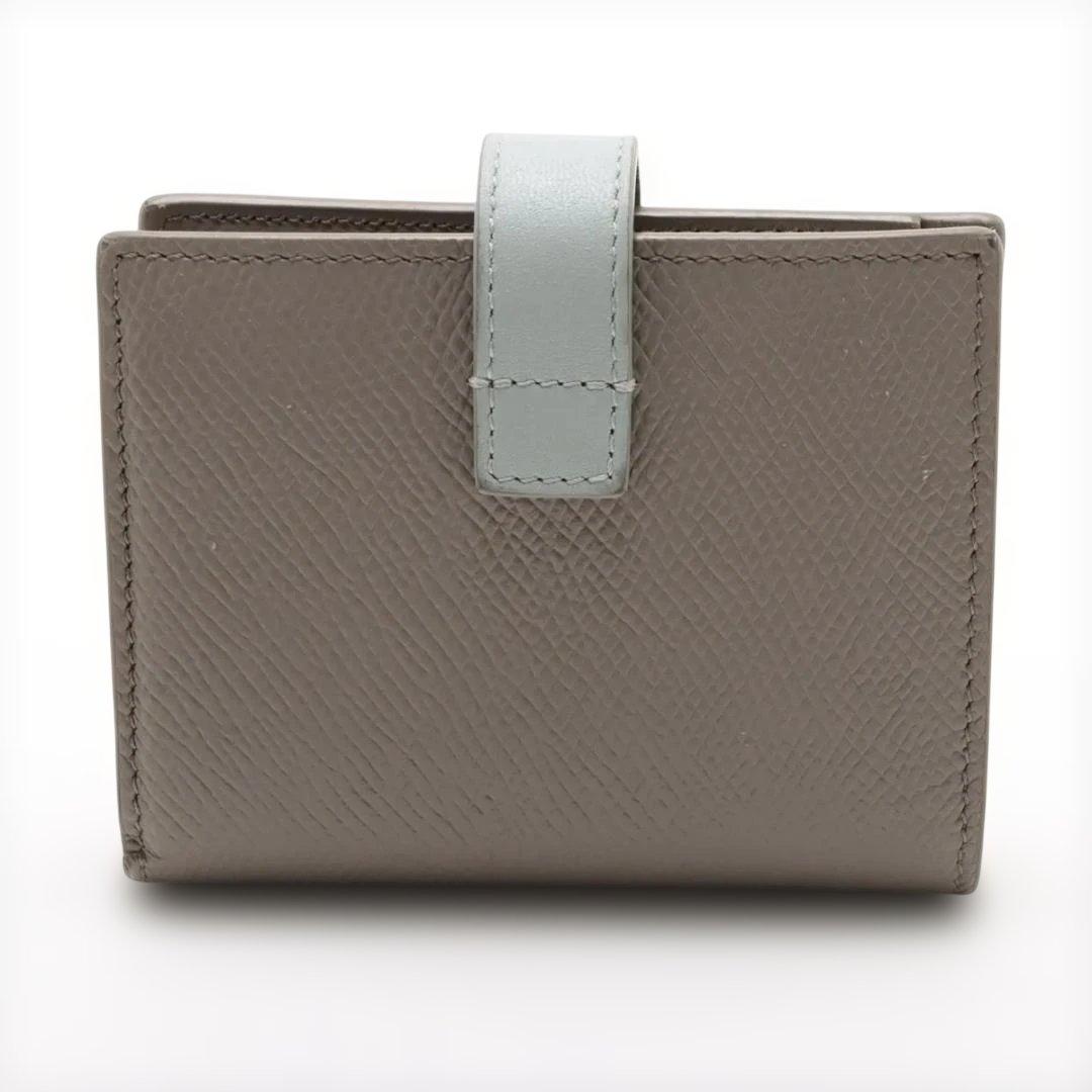 CELINE セリーヌ ミディアムストラップウォレット グレージュ 二つ折り財布