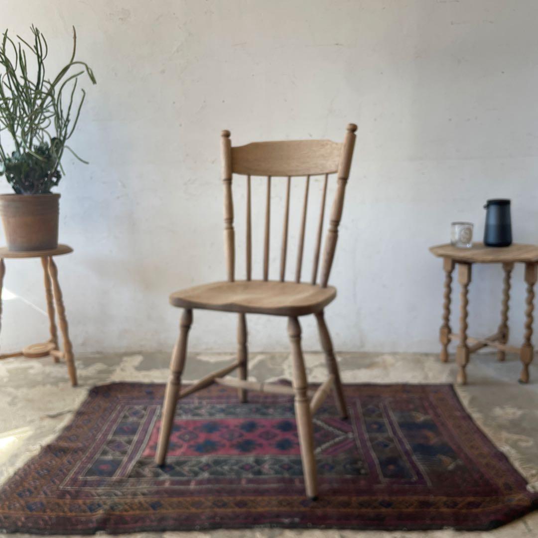 ビンテージ ダイニング カフェチェア 剥離