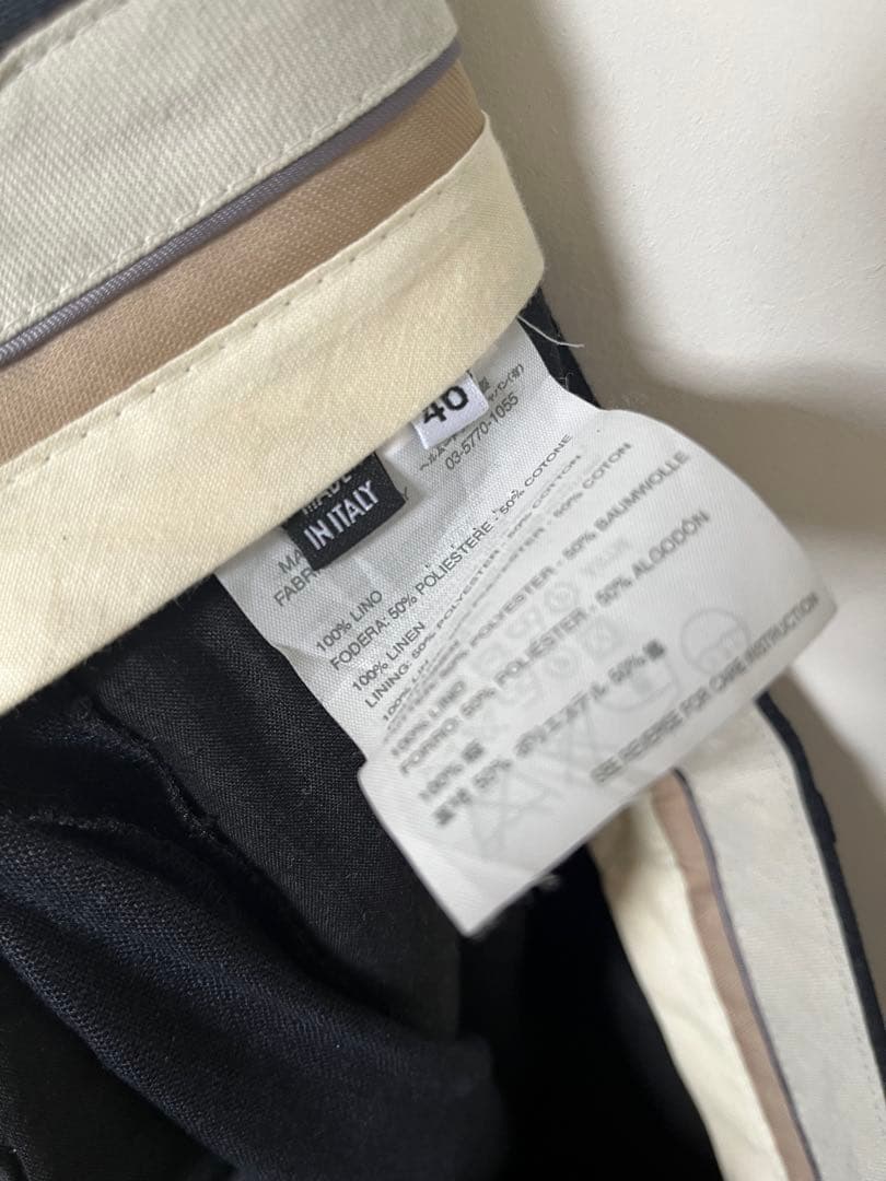 HELMUT LANG リネン　セットアップスーツ