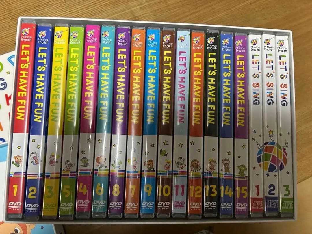 ミライグリッシュ　Box DVD 15枚セット