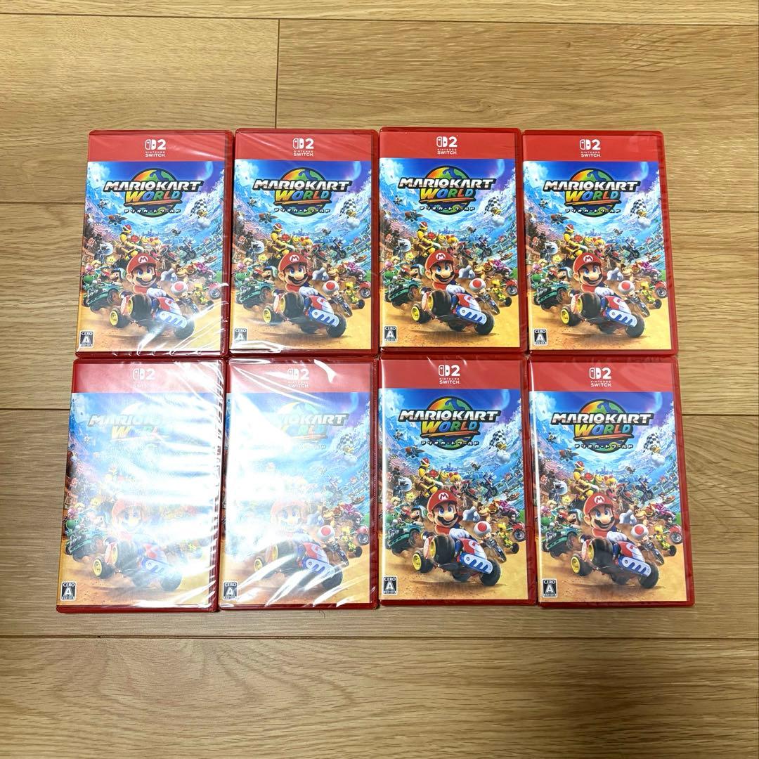【新品】MARIOKART WORLD マリオカートワールド　8本セット
