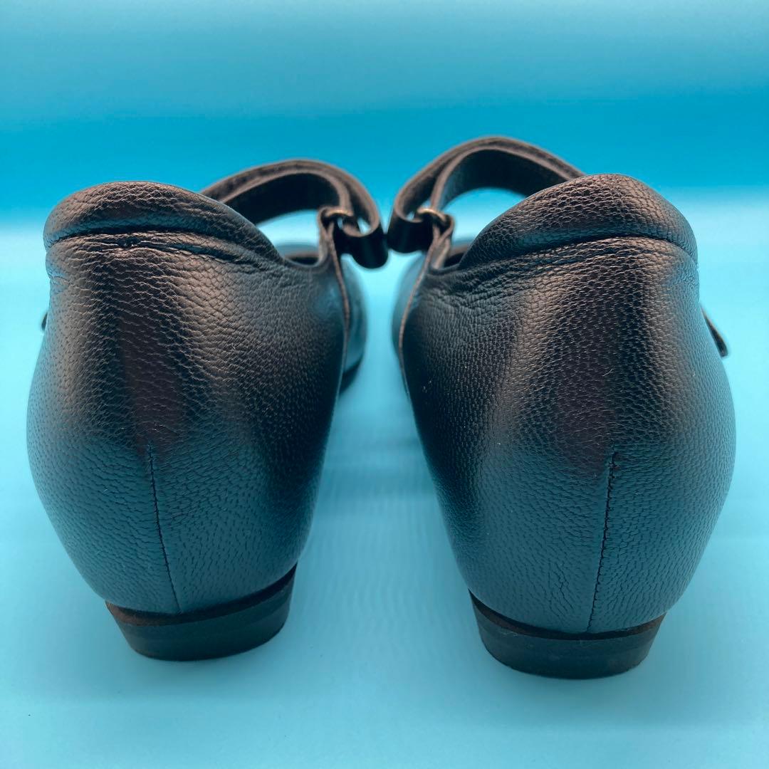 【美品】ペダラpedala ASICS 22.0.cm パンプスメリージェーン黒