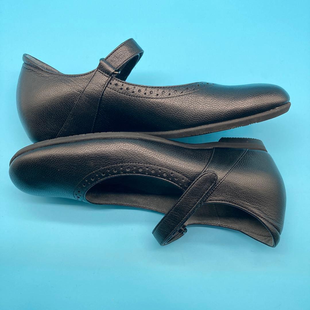 【美品】ペダラpedala ASICS 22.0.cm パンプスメリージェーン黒