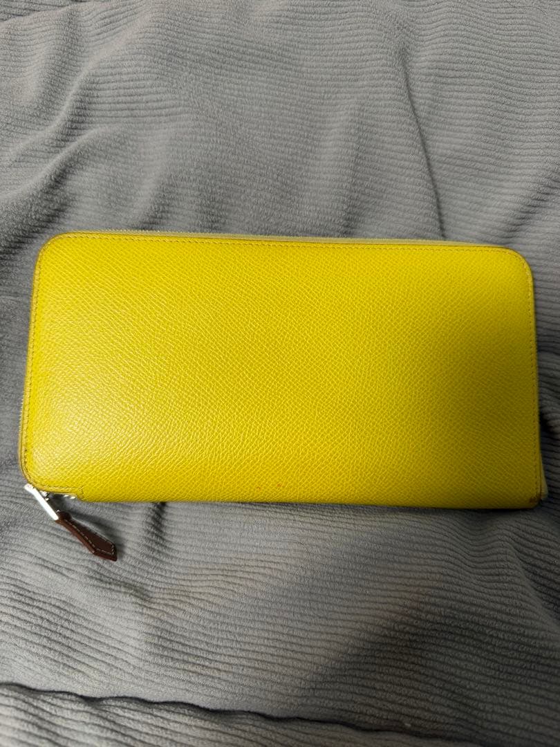 HERMES イエロー 長財布 箱付き