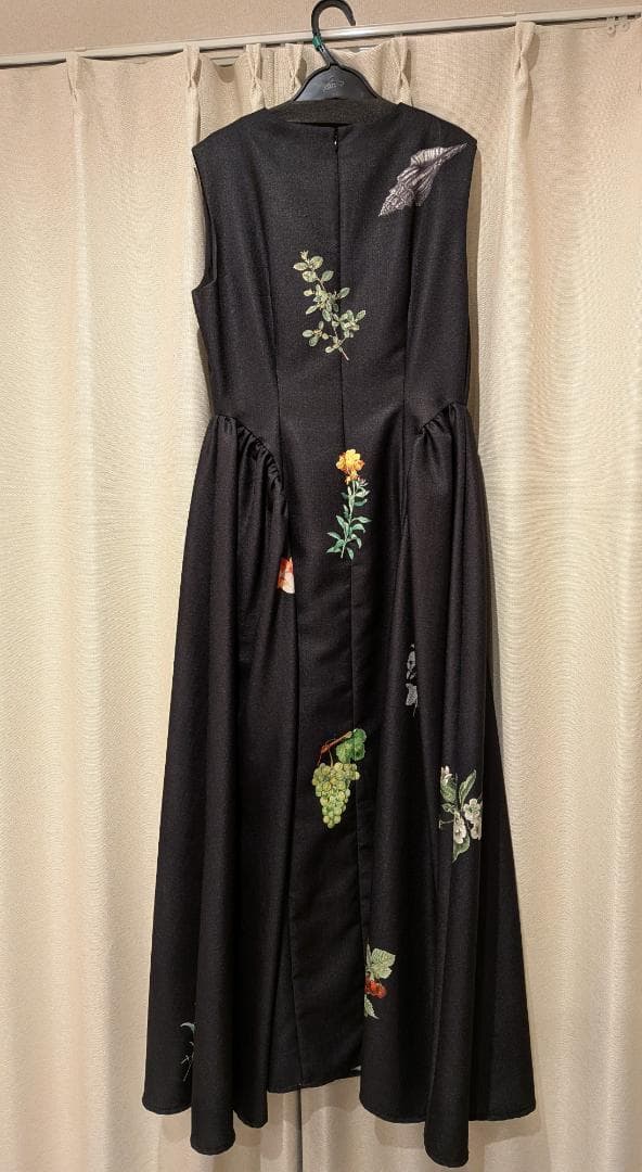 アメリ　ノースリーブ　ボタニカル　ドレス