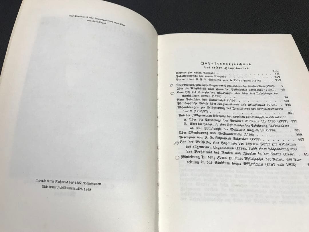 超レア洋書Schellings Werke. Nach der Original