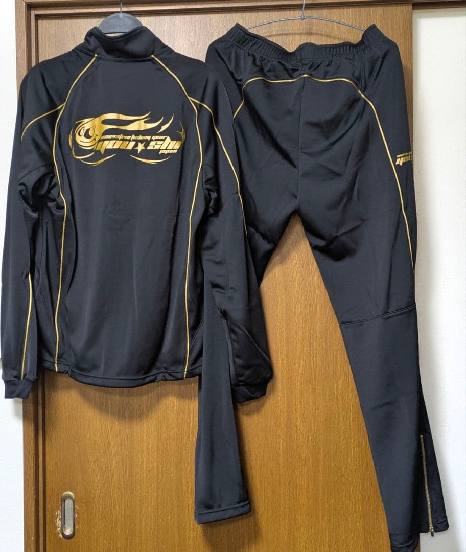 YOUSHI フィッシングジャージ(上下セット) ブラック Lサイズ