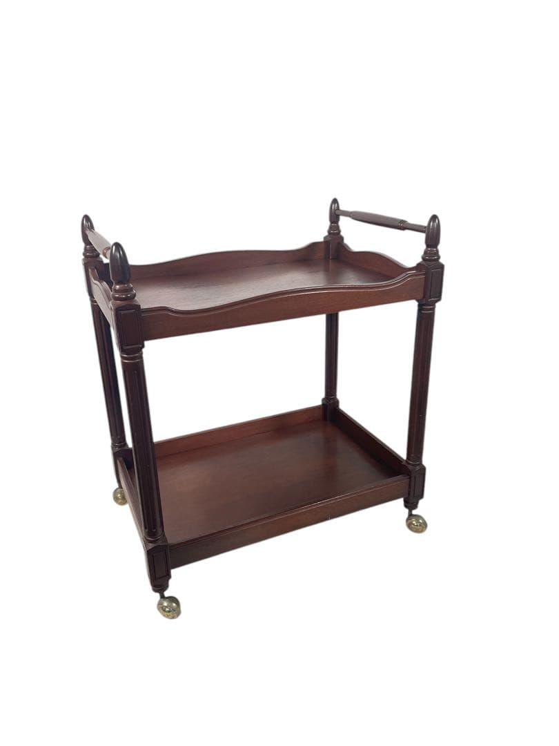 HR492 【レアデザイン】マルニ木工　キャスター付き　ワゴン　マキシマム