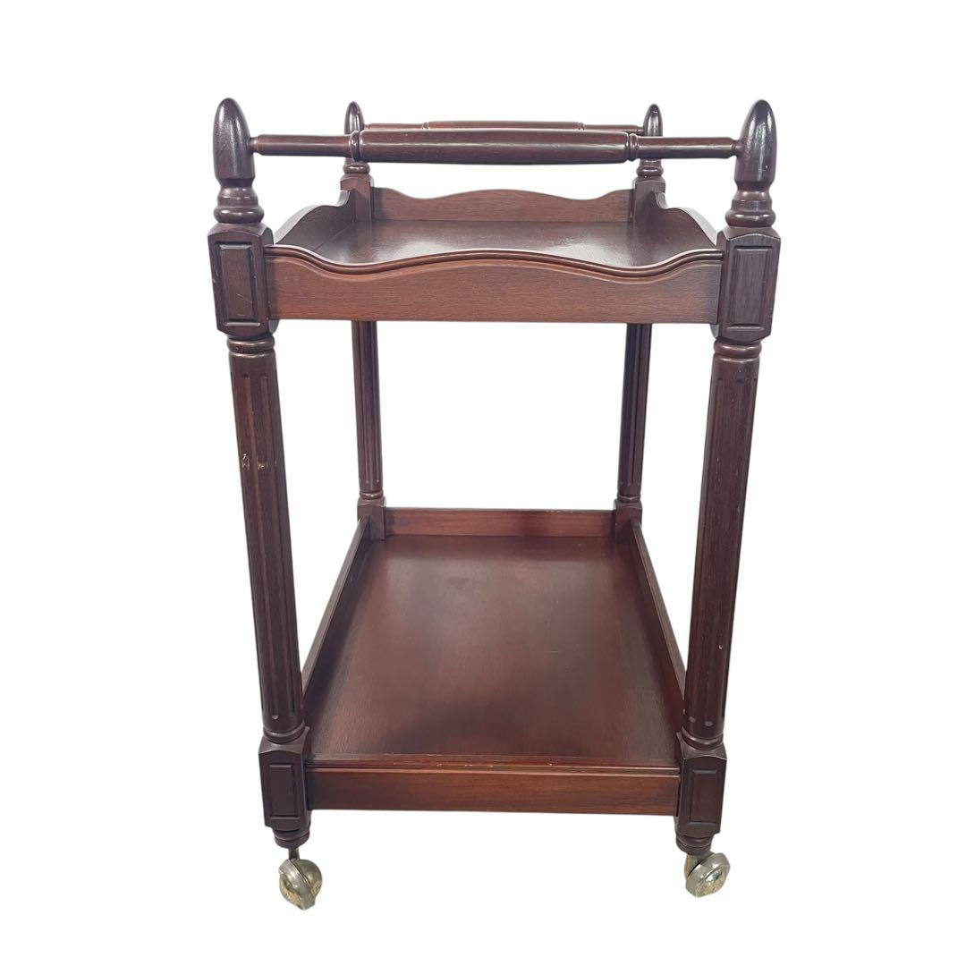 HR492 【レアデザイン】マルニ木工　キャスター付き　ワゴン　マキシマム