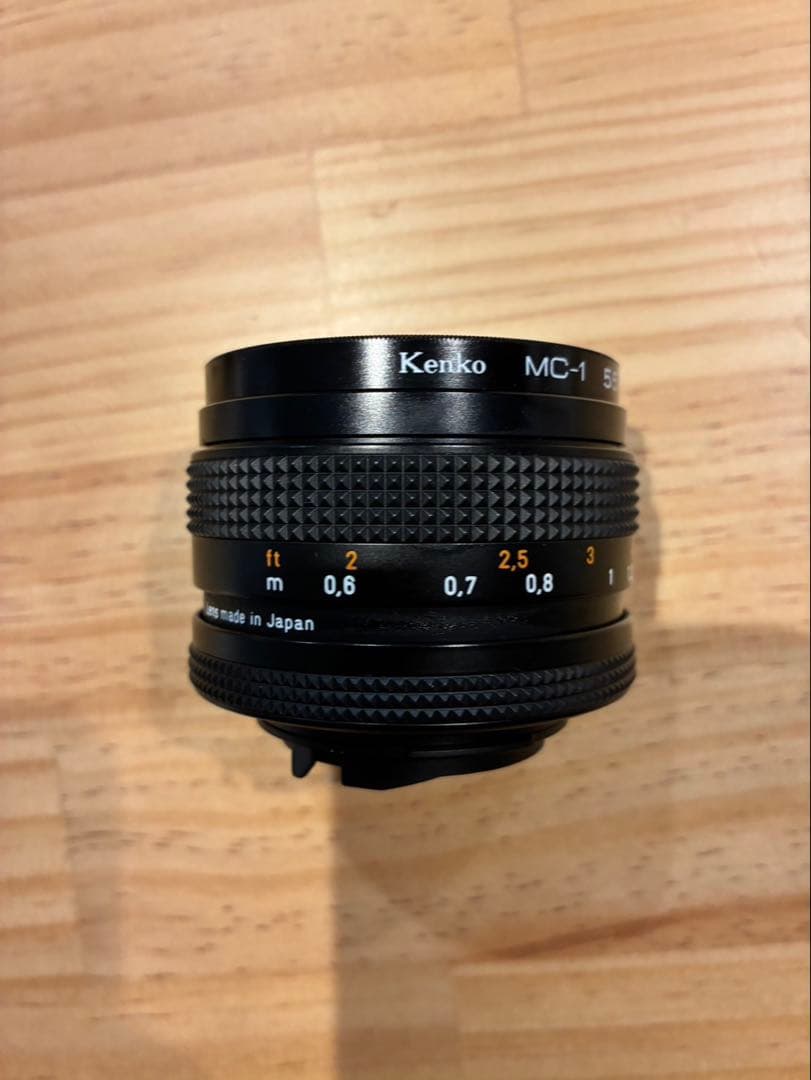 Carl Zeiss Planar 1.7/50 単焦点レンズ　コンタックス