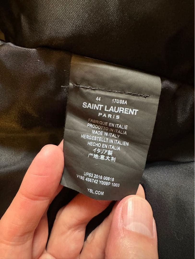 最低価格 SAINT LAURENT 16aw MA-1 カモフラ 44