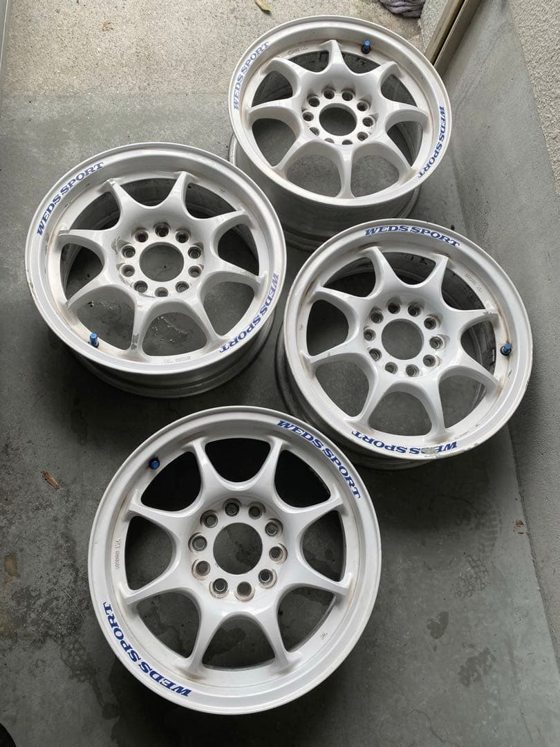4本通し weds sport TC05 ウェッズ 6J +37 15インチ