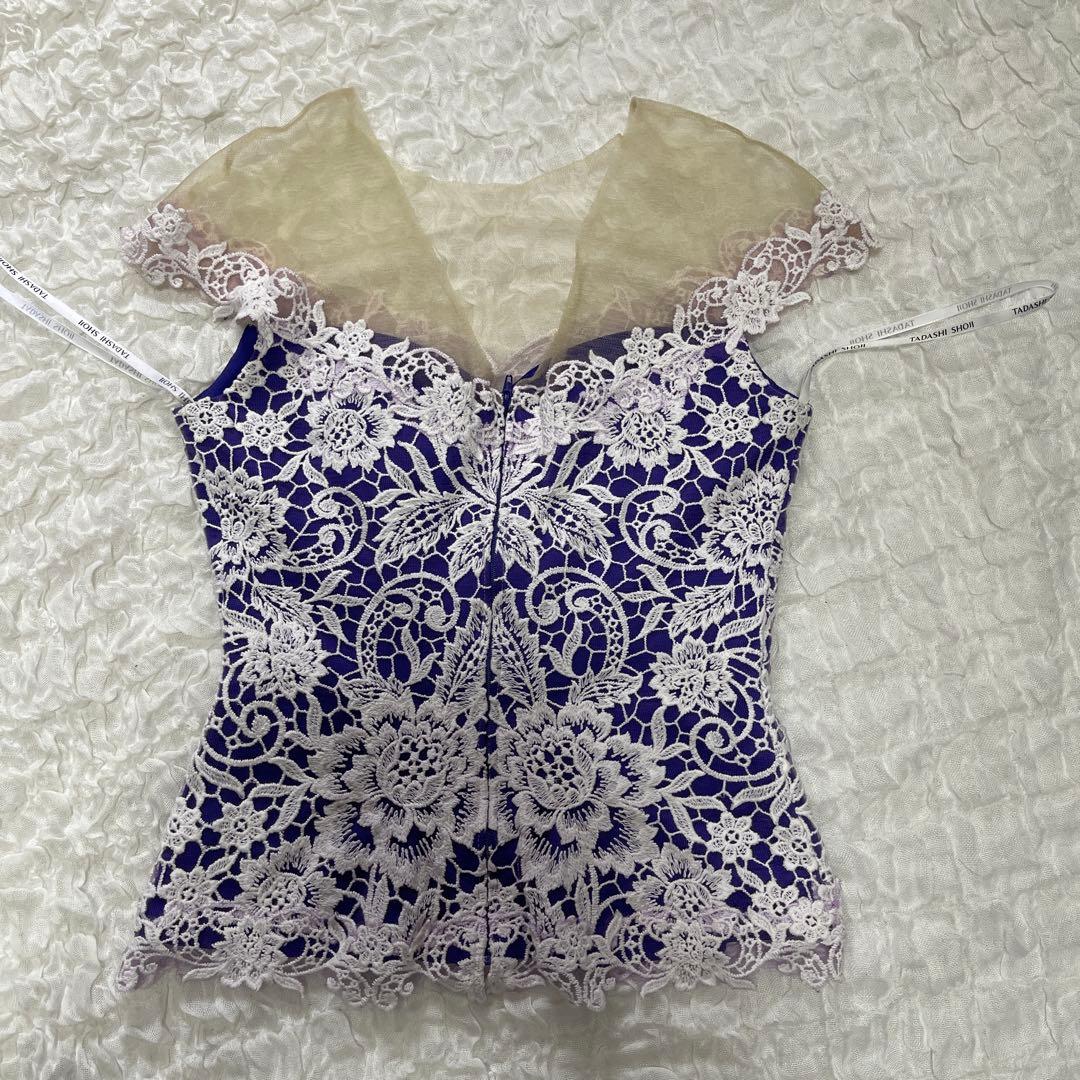 タダシショウジ ♡ツーピース レースが美しいドレス