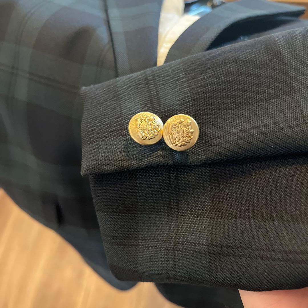 グリーンレーベルリラクシング　キッズ ブラックウォッチスーツ　110