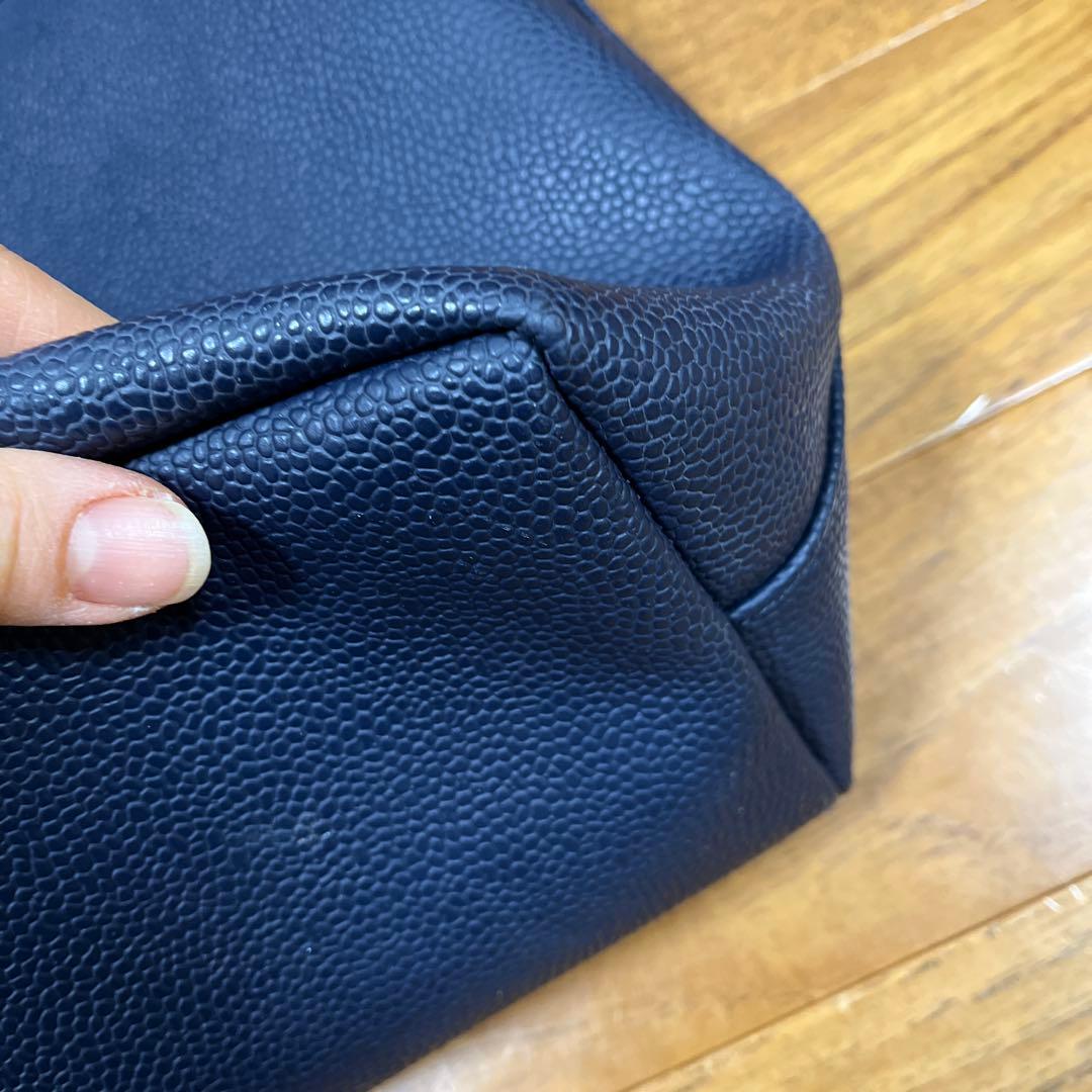 エルベシャプリエ Herve Chapelier ネイビー×ネイビー　値下げ中