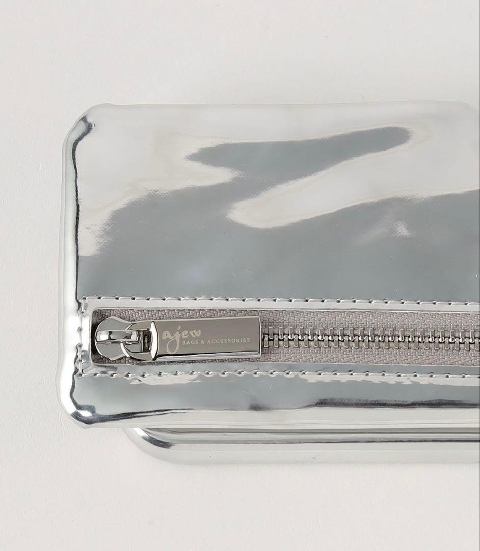 ajew エジューiphone15pro iPhoneケース シルバー カバー