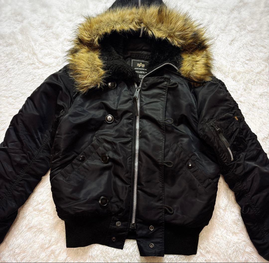 80s〜90s ALPHA INDUSTRIES N-2B フライトジャケット】